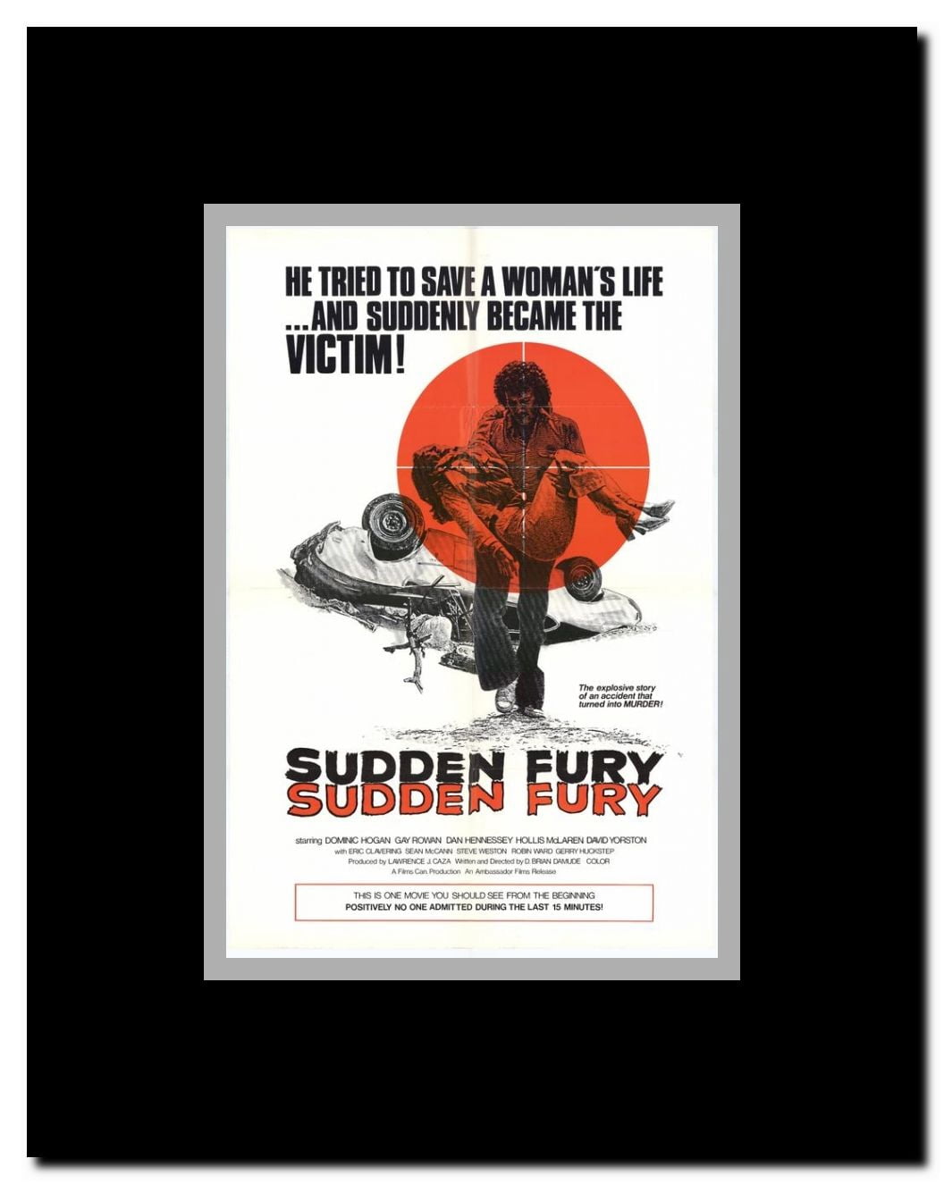 Sudden Fury Framed Movie Poster