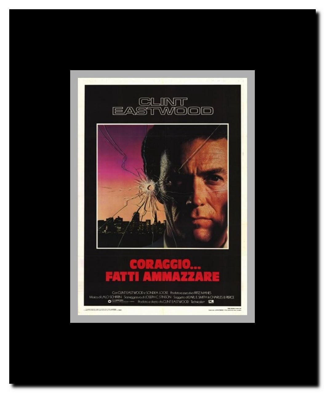 Sudden Impact Framed Movie Poster