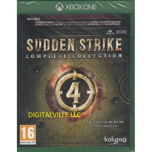 Sudden Strike 4 Complete Collection Xbox One Brand New Factory Sealed