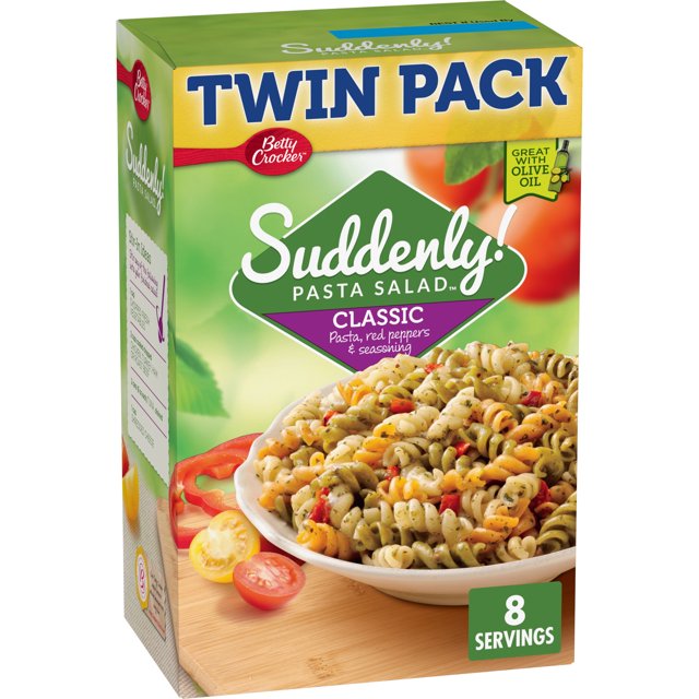 Suddenly Salad Classic Pasta Salad Mix with Red Peppers & Seasoning
