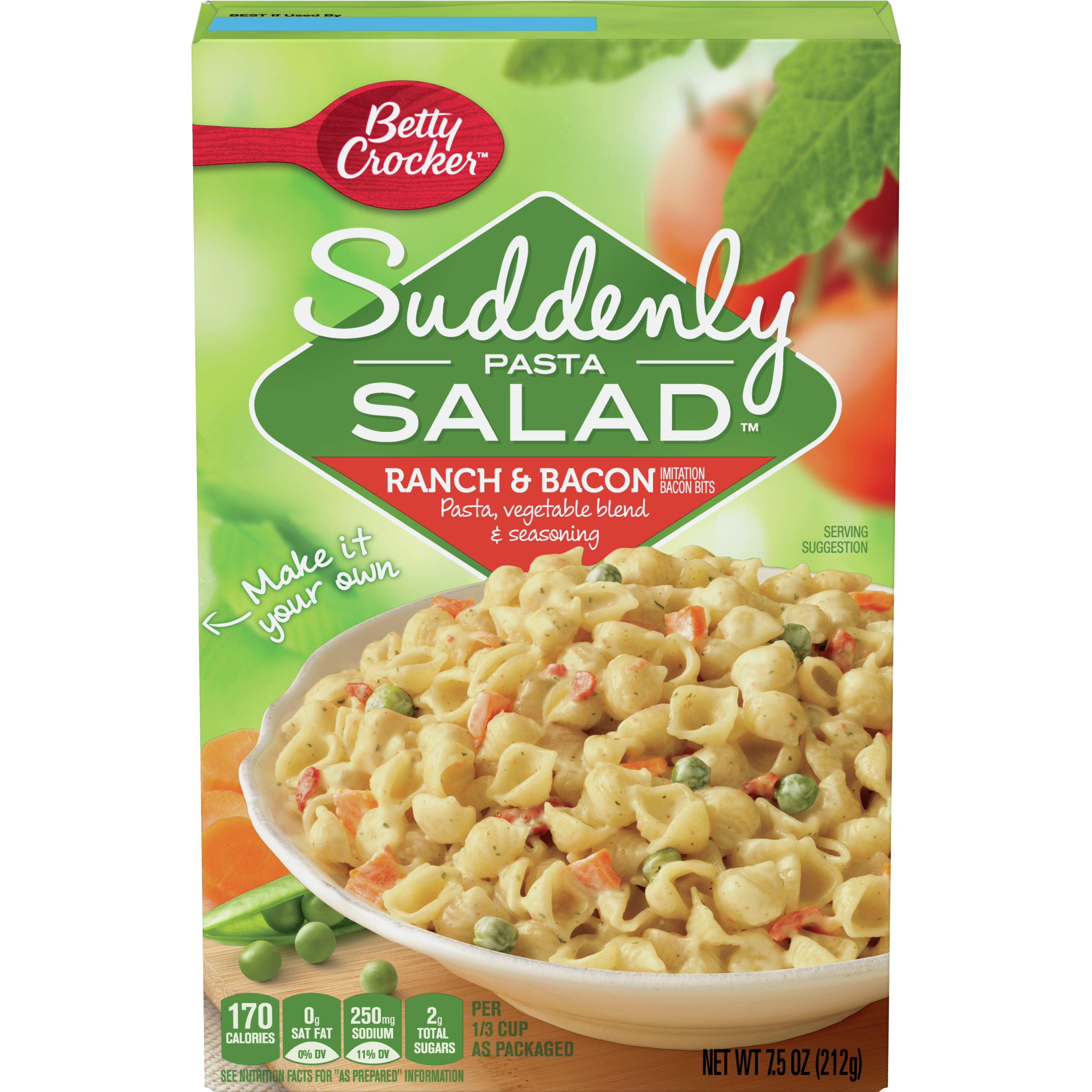 Suddenly Salad Ranch & Bacon Pasta Salad Mix