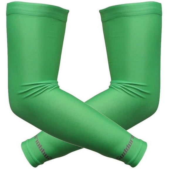Suddora Athletic Compression Sleeve Pair, Green.