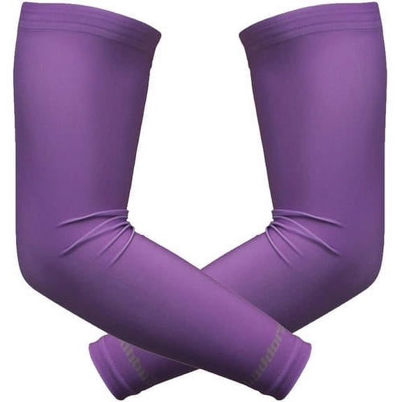 Suddora Athletic Compression Sleeve Pair, Purple