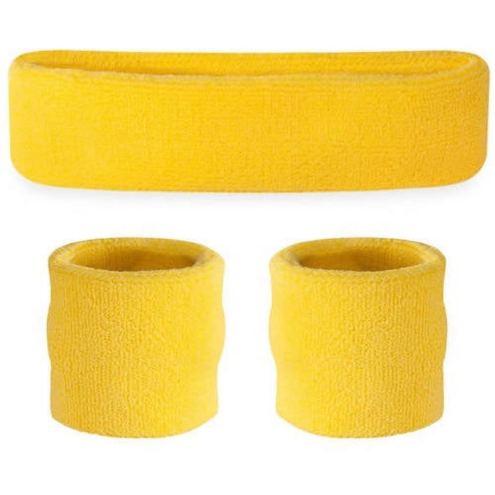 Suddora Neon Pink Headband & Wristbands Set