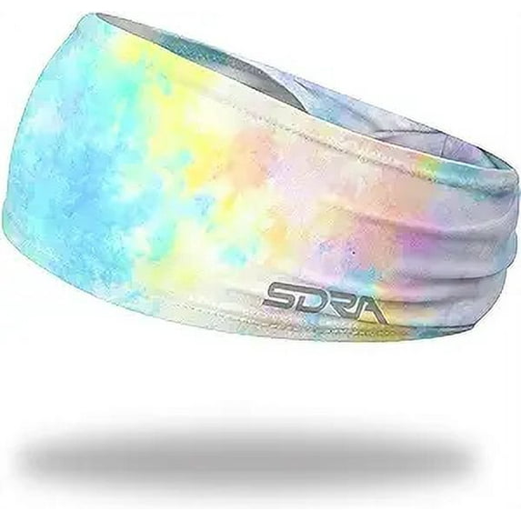 Suddora Non Slip 3.5" Tapered Twist Tie-Dye Headband - Fashion, Summer, Beach, Outdoor and Sports