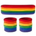 thumbnail image 1 of Suddora Sweatband Set - (1 Headband and 2 Wristbands) High Quality Cotton for Sports & More, 1 of 7