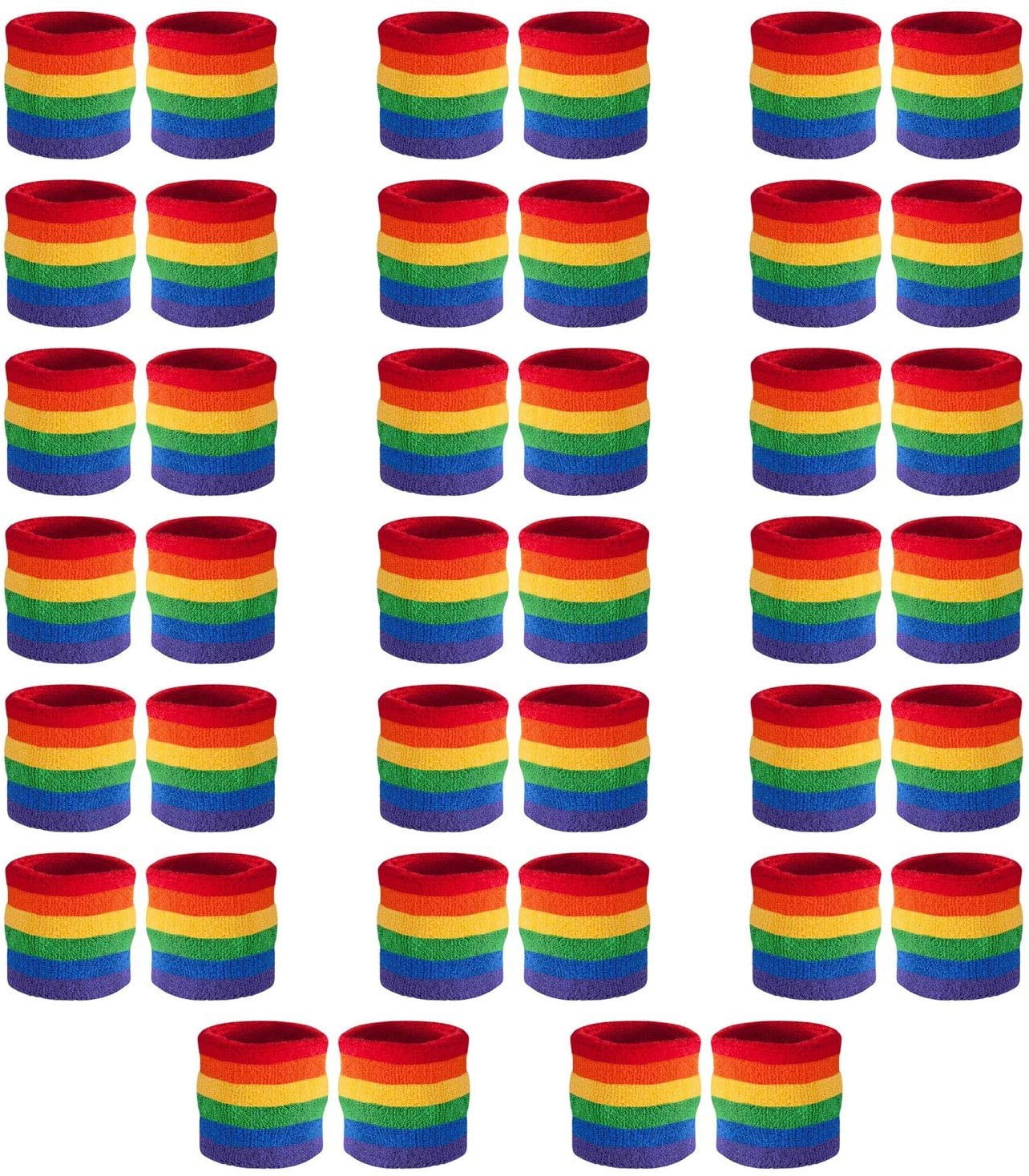 Suddora Wrist Sweatbands, Absorbent and Breathable Thick - Want It All