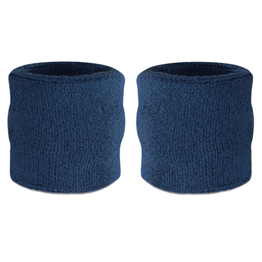 Suddora Wrist Sweatbands Athletic Cotton Terry Cloth Wrist Bands for