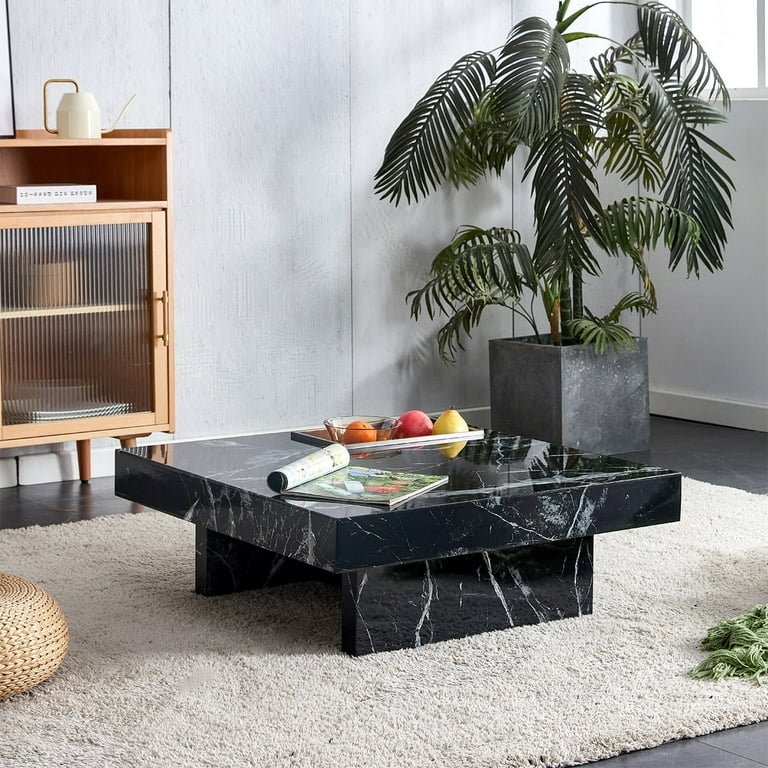 Sudica Compact Marble Coffee Table, 31