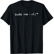 Sudo rm -rf / Funny Linux Coding T-Shirt