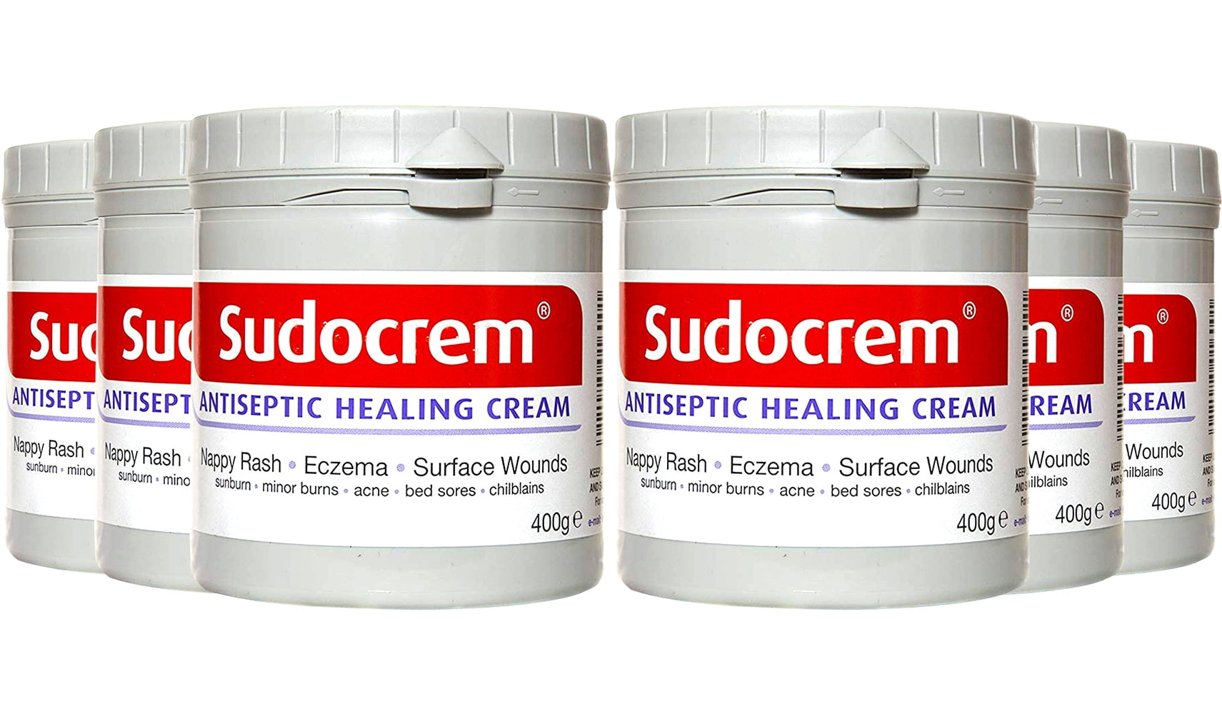 Sudocrem Antiseptic Healing Cream 400g (Pack Of 6) 