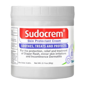 Sudocrem Skin Protectant Cream - Diaper Rash Cream  Soothes, Treats, and Protects  2.1oz