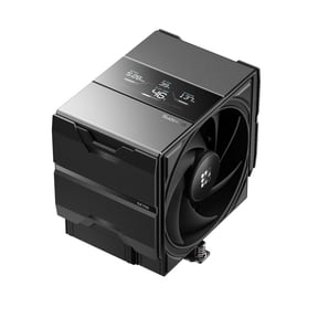 Sudokoo SK700V AM5-Designated CPU Air Cooler, Single Tower, 7 Heatpipes, Digital Display, TDP 220W, Full RAM Freedom, L-Rail Lock Mount, M-Winding Tech Fan