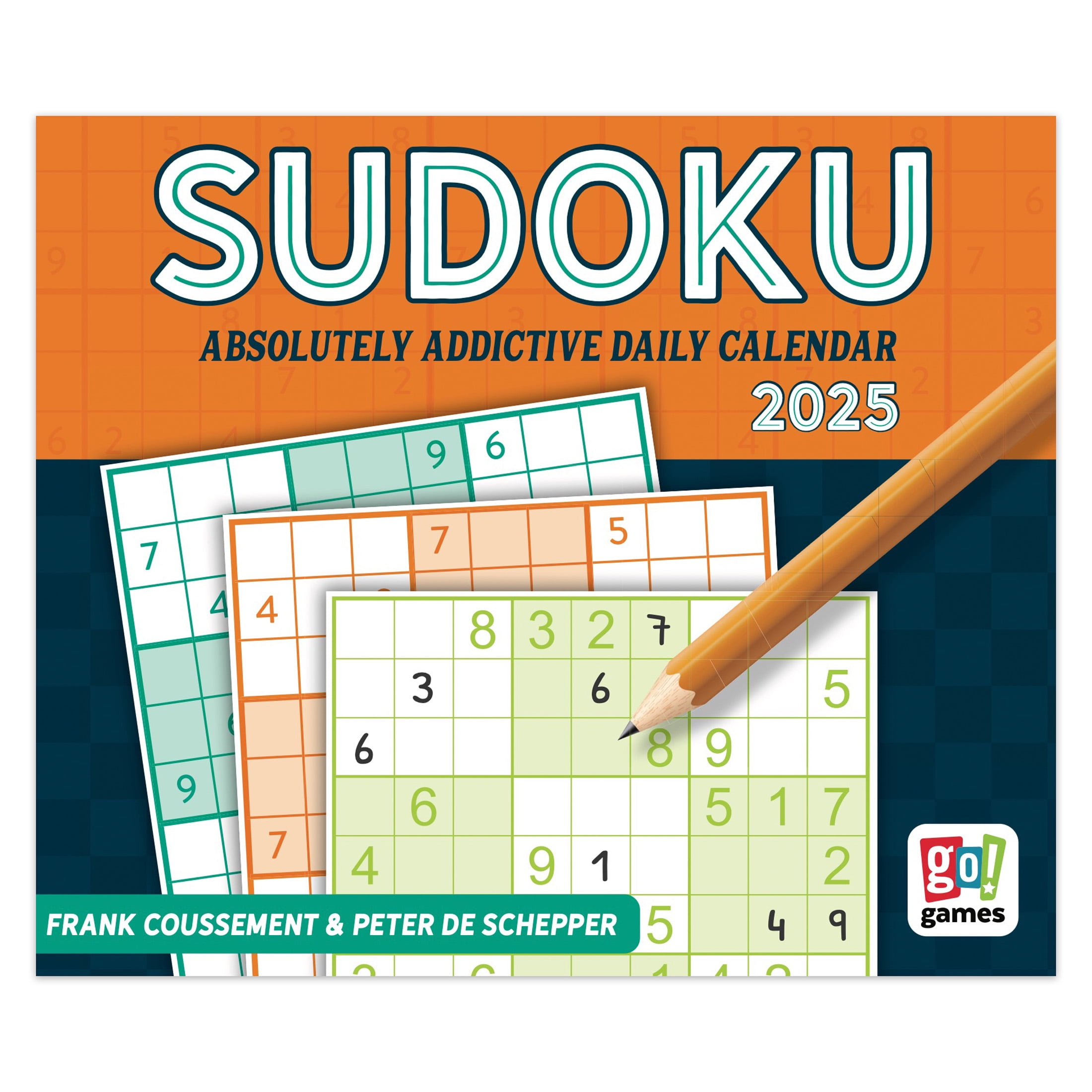 Sudoku | 2025 6x5" Desktop Box Calendar | Cal Ink