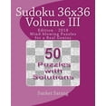 thumbnail image 1 of Sudoku 36x36 Vol III: Mind-blowing Puzzles for a Real Genius, 1 of 1