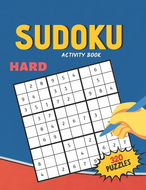 Sudoku Activity Book Hard 320 Puzzles: Fun and brain exercises for Adluts, Smart gifts for Women &amp; Men, (Paperback)