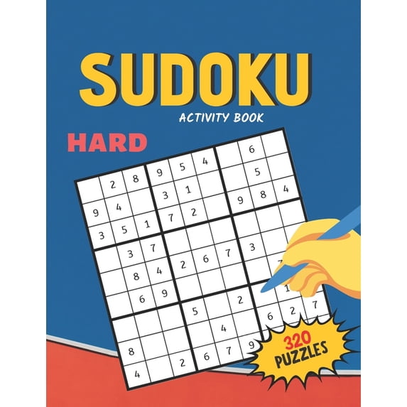 Sudoku Activity Book Hard 320 Puzzles: Fun and brain exercises for Adluts, Smart gifts for Women & Men, (Paperback)