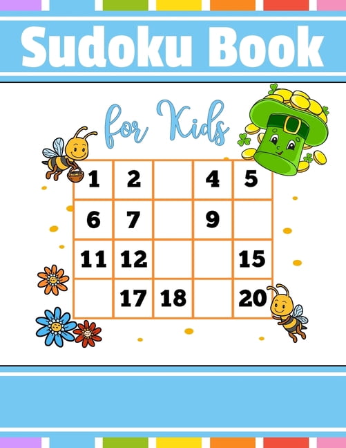 Sudoku Book For Kids: The Sudoku puzzles in this collection range from easy to hard in difficulty, (Paperback)