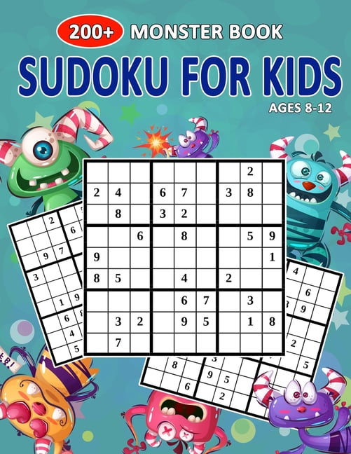 Sudoku For Kids: 350+ Easy Sudoku Puzzles For Smart Kids, 4x4, 6x6 And 9x9  With Solutions! (Paperback), Octavia Books