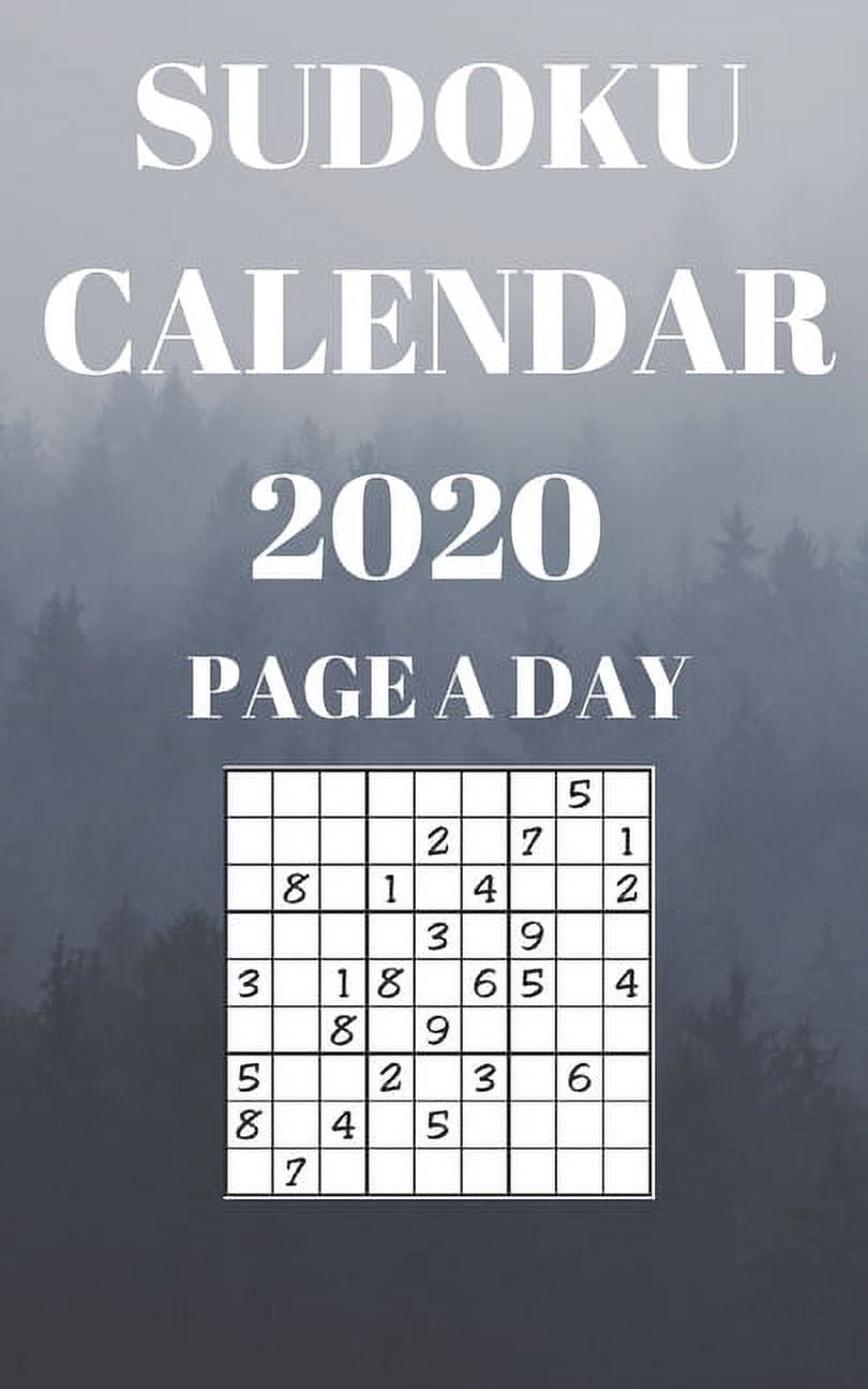 Sudoku Calendar 2020 Page a Day Sudoku Printable with Answers