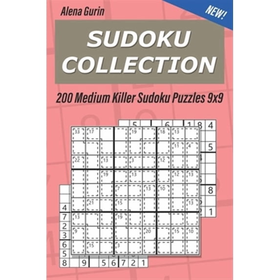 Killer Sudoku: Sudoku Collection: 200 Medium Killer Sudoku Puzzles 9x9 (Paperback)
