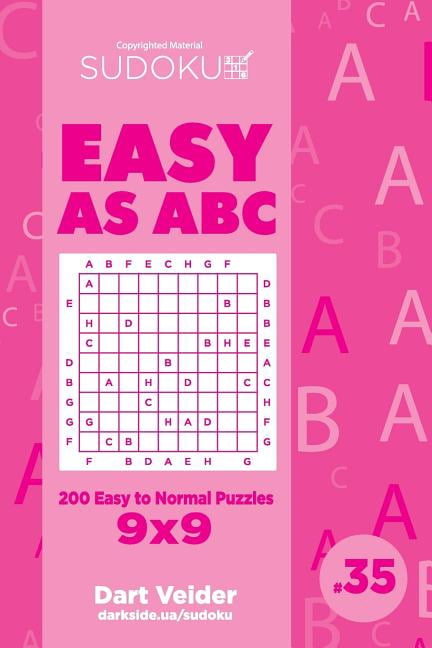 Easy as ABC Sudoku Easy as ABC - 200 Easy to Normal Puzzles 9x9 (Volume 35), Book 35, (Paperback)