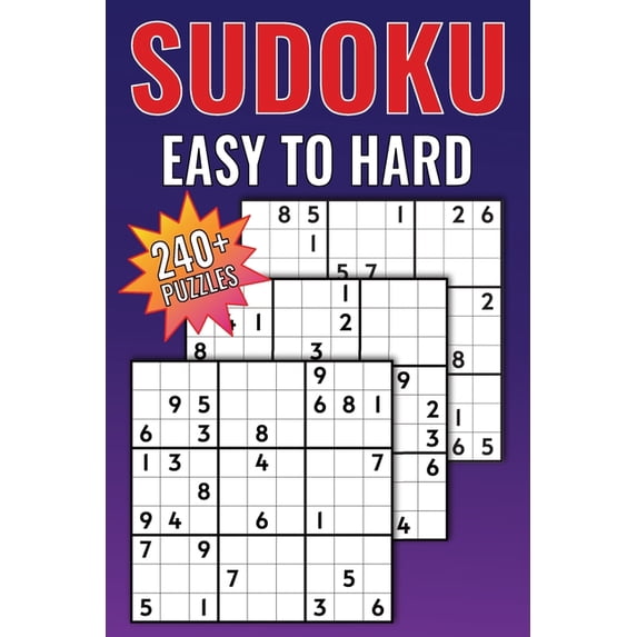 Sudoku Easy to Hard: Gradual Difficulty for Puzzle Lovers to Challenge Your Brain, (Paperback)