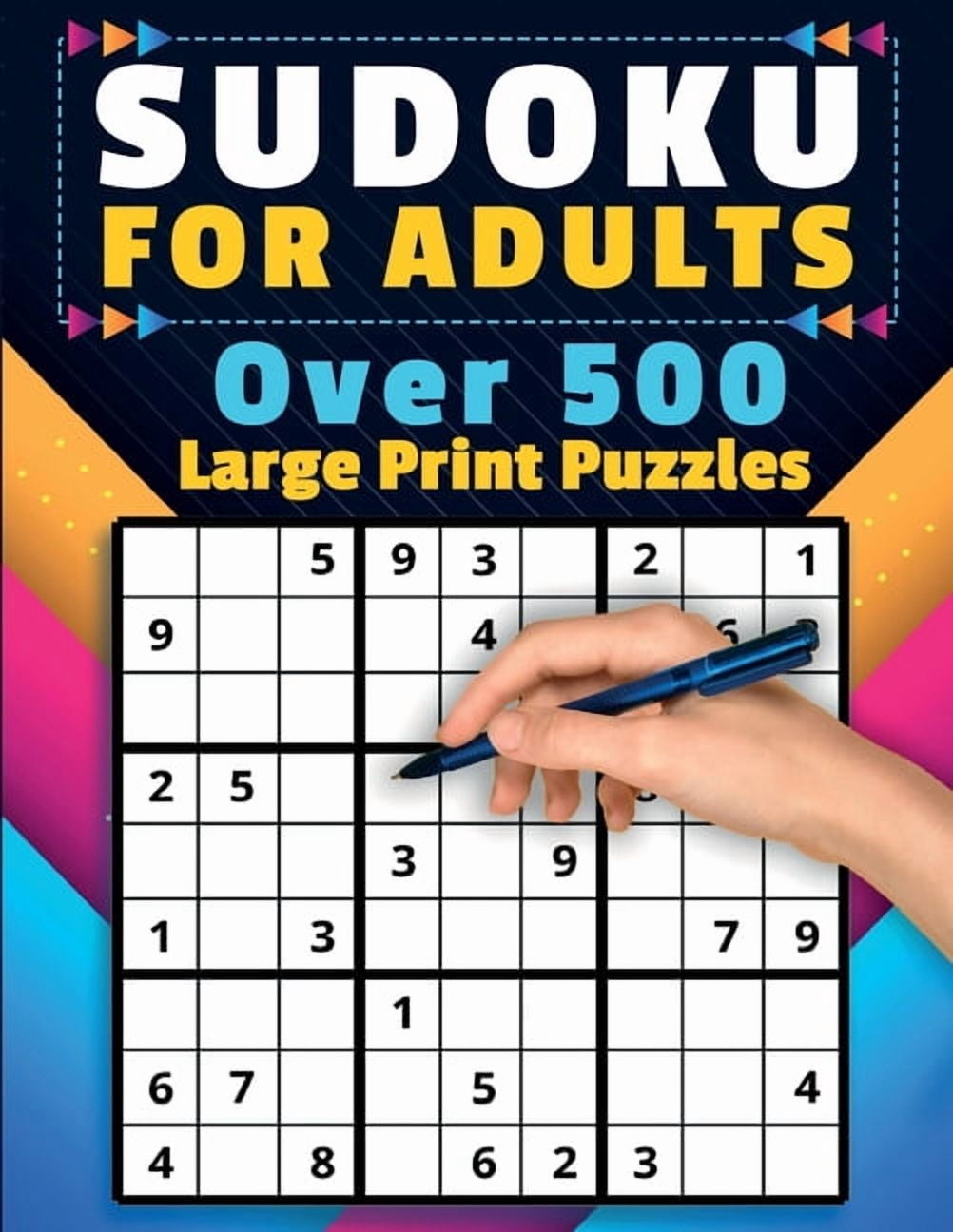 Sudoku For Adults: Over 500 Puzzles Large Print Easy, Medium, and Hard ...