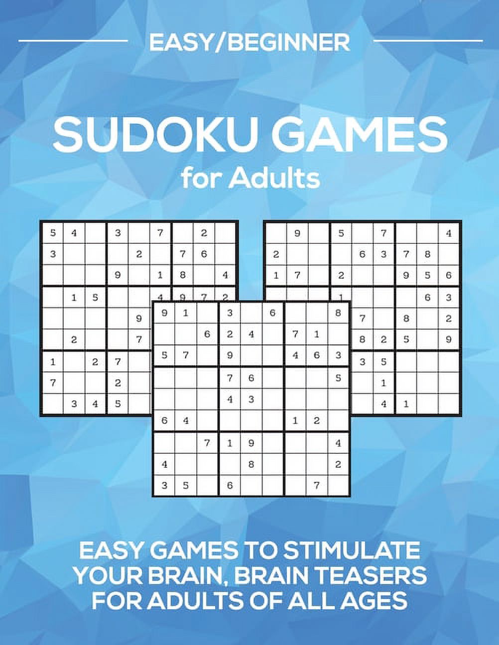 Sudoku Games for Adults Level : Easy/Beginner (Paperback) - image 1 of 1