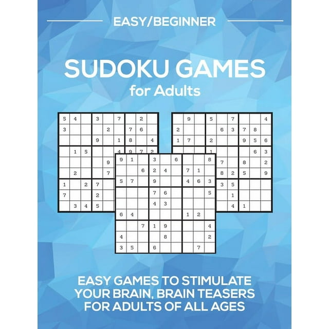 Sudoku Games for Adults Level : Easy/Beginner (Paperback)
