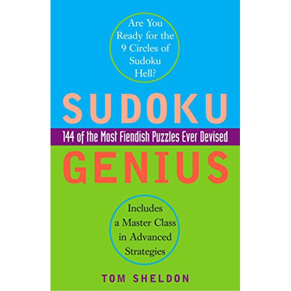 Pre-Owned Sudoku Genius: 144 of the Most Fiendish Puzzles Ever Devised (Paperback) 0452287502 9780452287501