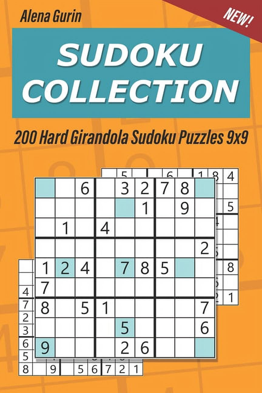 Sudoku Girandola Sudoku Collection: 200 Hard Girandola Sudoku Puzzles 9x9, Book 23, (Paperback)