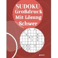 thumbnail image 1 of Sudoku GroÃdruck Mit LÃ¶sung Schwer: Denksport Sudoku RÃ¤tsel FÃ¼r Erwachsene, (Paperback), 1 of 1
