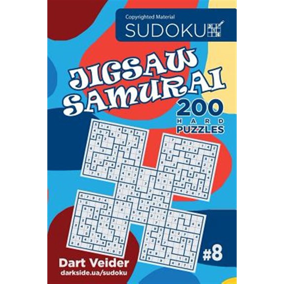 Sudoku Jigsaw Samurai - 200 Hard Puzzles 9x9