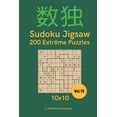 thumbnail image 1 of Sudoku Jigsaw Sudoku Jigsaw: 200 ExtrÃªme Puzzles 10x10 vol. 16, Book 16, (Paperback), 1 of 1