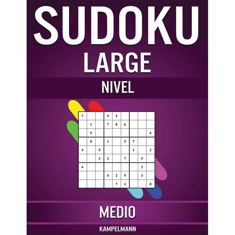 Sudoku Large Nivel Medio: 200 Sudoku Nivel Medio para Jugadores