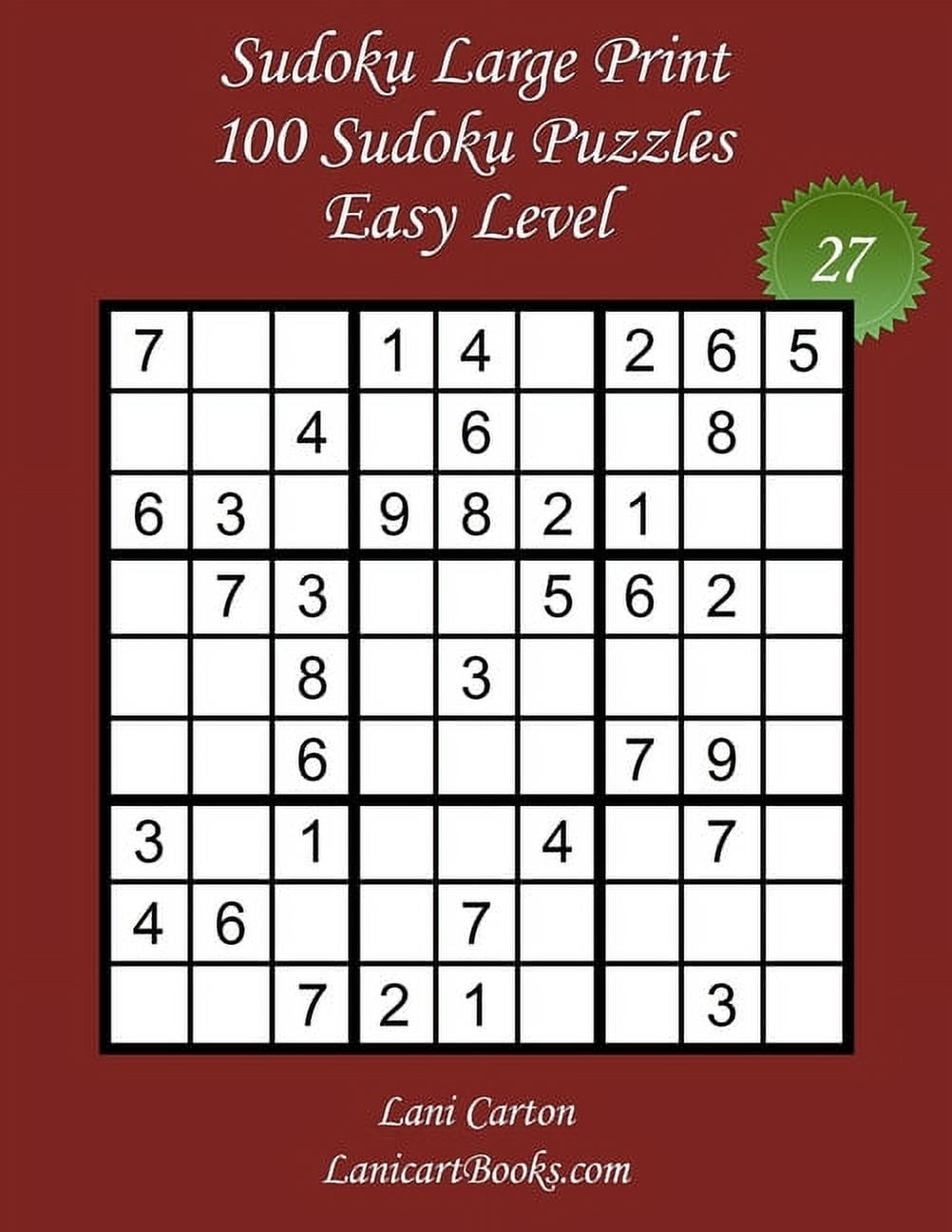 Sudoku Large Print Easy: Sudoku Large Print for Pakistan Ubuy