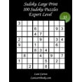 thumbnail image 1 of Sudoku Large Print - Expert Level: Sudoku Large Print for Adults - Expert Level - N°35: 100 Expert Puzzles - Big Size (8.3"x8.3") and Large Print (36 points) (Paperback)(Large Print), 1 of 1