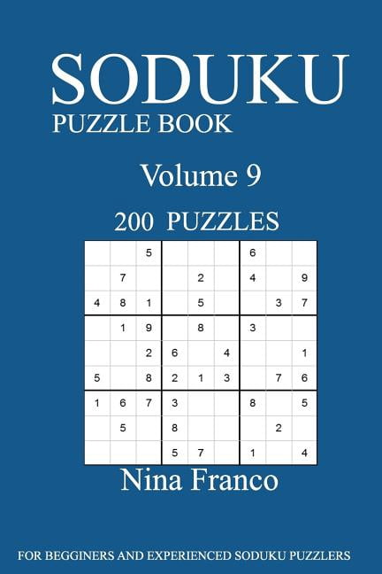 Sudoku Puzzle Book: 200 Puzzles-volume 9, (Paperback)
