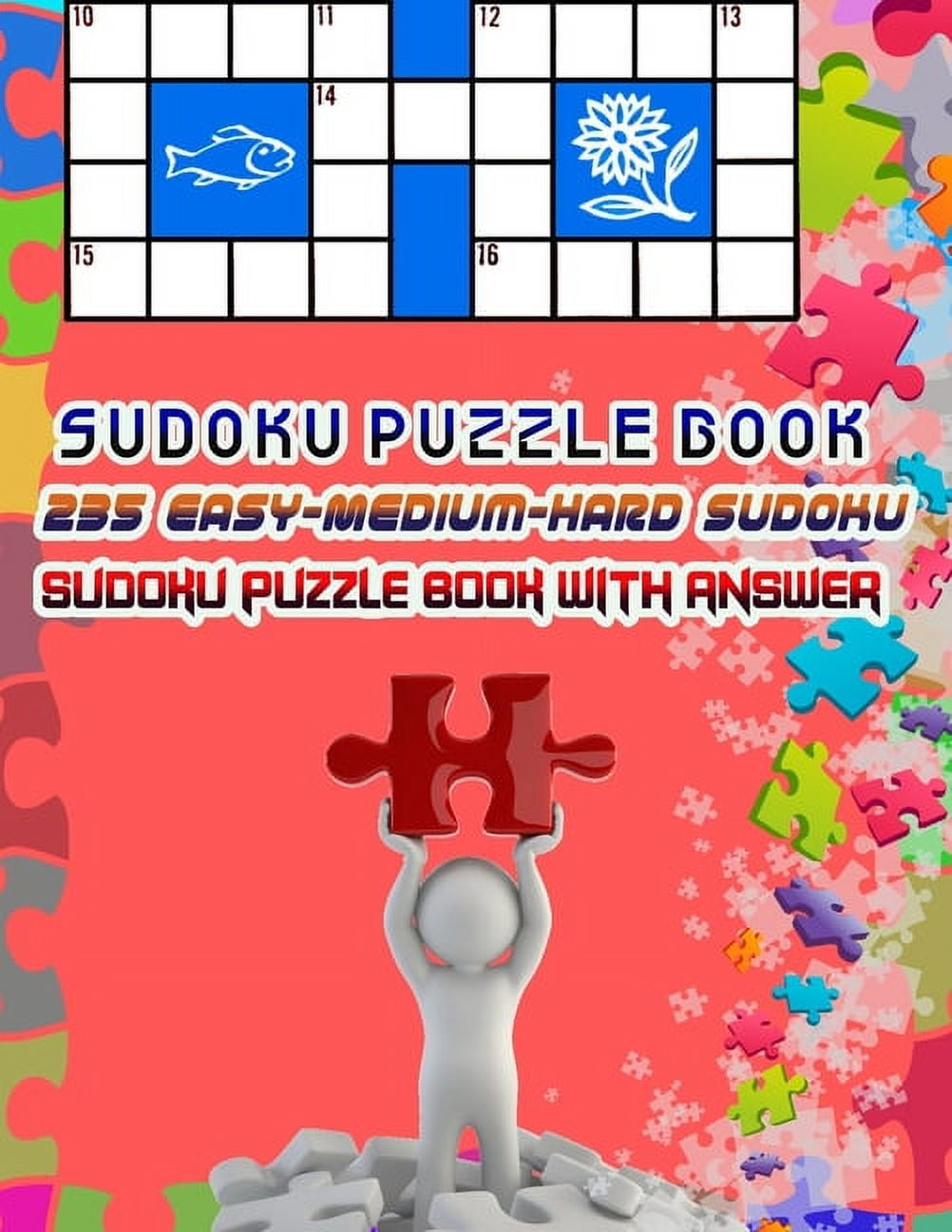 Sudoku Puzzle Book 235 EasyMediumHard Sudoku Sudoku Puzzle Book With