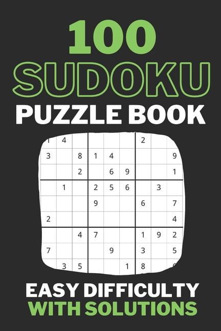 Sudoku Puzzle Book Easy Difficulty With Solutions: Travel Size, 100 Easy Sudoku Puzzles And Solutions, (Paperback)