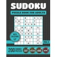 thumbnail image 1 of Sudoku Puzzle Book For Adults: 200 Easy To Extreme Sudoku Puzzles With Solutions (Easy, Medium, Hard & Insane) - Vol. 2 (Paperback), 1 of 1