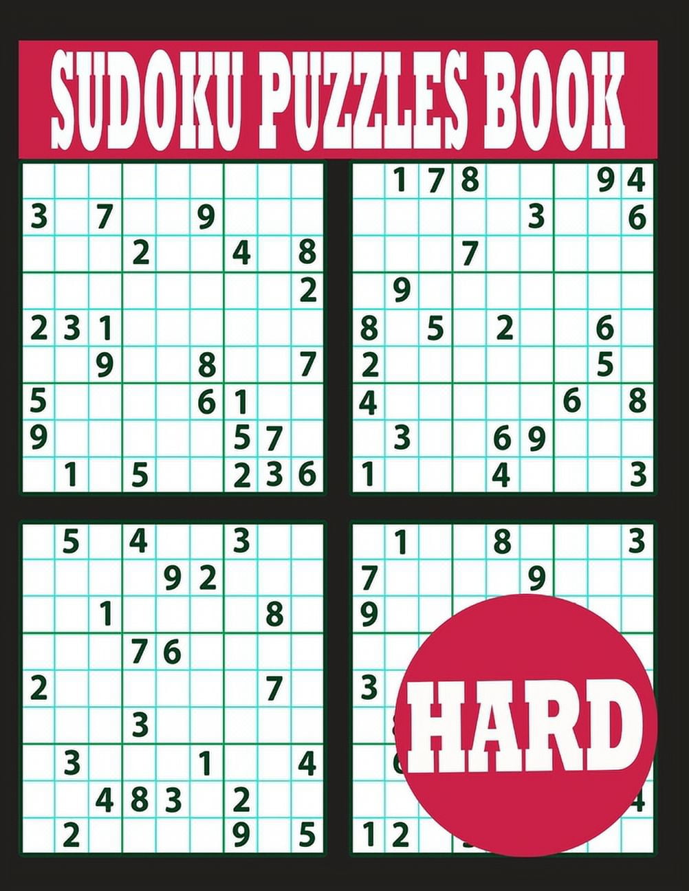 Sudoku Puzzle Book Hard Sudoku Puzzle Book including Instructions and