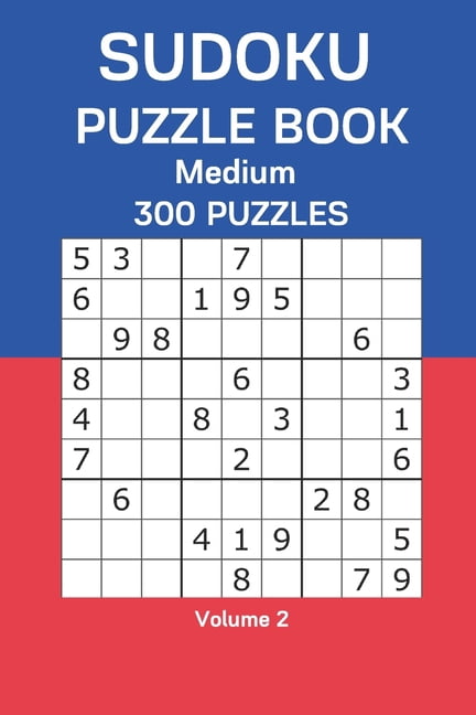 Sudoku Puzzle Book Medium: 300 Puzzles Volume 2, (Paperback)