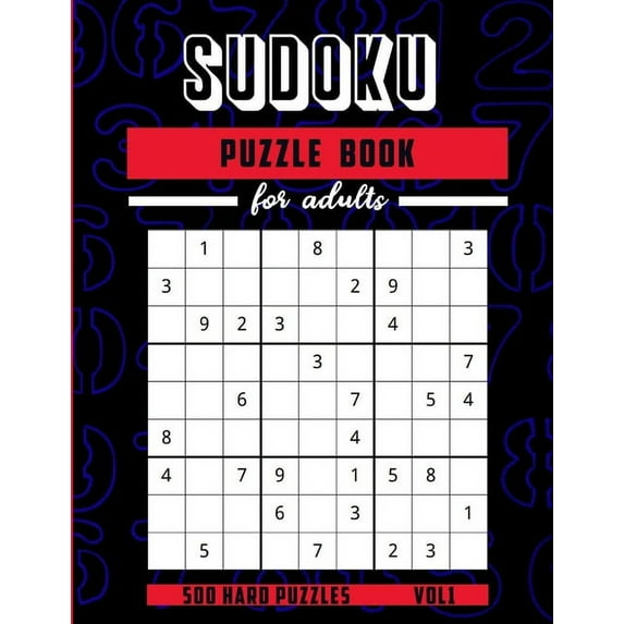 Sudoku Puzzle Book for Adults 500 Hard puzzles series - Vol 1: Vol 1 - Total 125 Sudoku Puzzles to solve - Includes solutions (Paperback)
