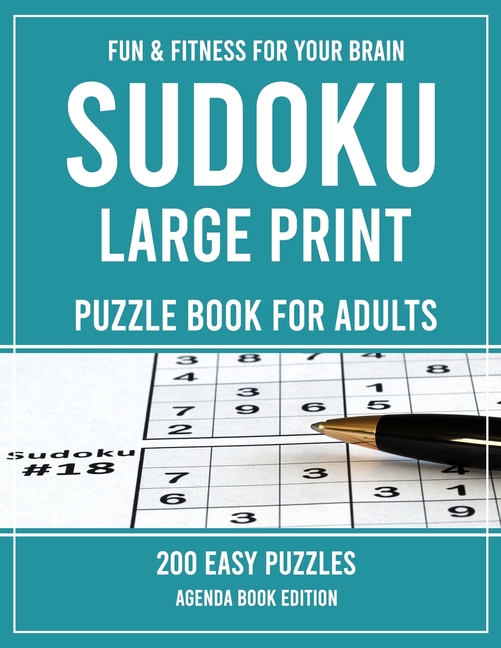 Sudoku Puzzle Book for Adults: Sudoku Large Print Puzzle Book for Adults : 200 Easy Puzzles (Puzzle Book for Adults) (Paperback)