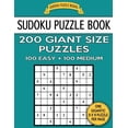 thumbnail image 1 of Sudoku Puzzle Books Sudoku Puzzle Book 200 Giant Size Puzzles, 100 EASY and 100 MEDIUM: One Gigantic Puzzle Per Letter Size Page, Book 30, (Paperback), 1 of 1