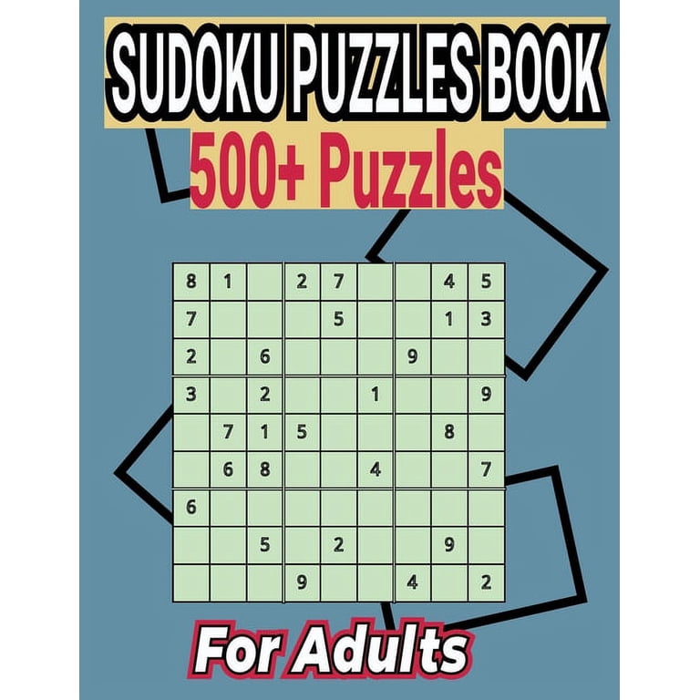 Sudoku Puzzles Book 500+ Puzzles for Adults: Easy to Medium