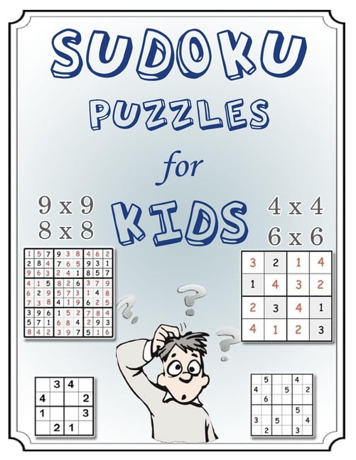 1,000 Sudoku: 4x4, 6x6, 8x8, & 9x9 Graphic by SKLM · Creative Fabrica