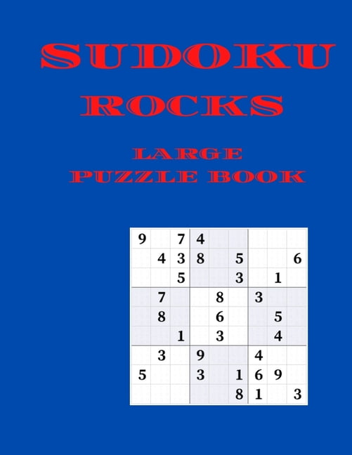 Sudoku Rocks Large Puzzle book, (Paperback)